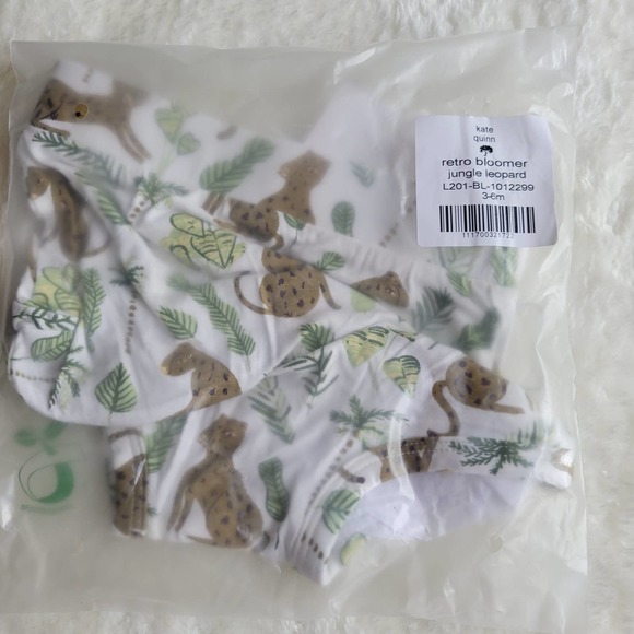 KATE QUINN Jungle Leopard Retro Bloomer 3-6M - Picture 2 of 2